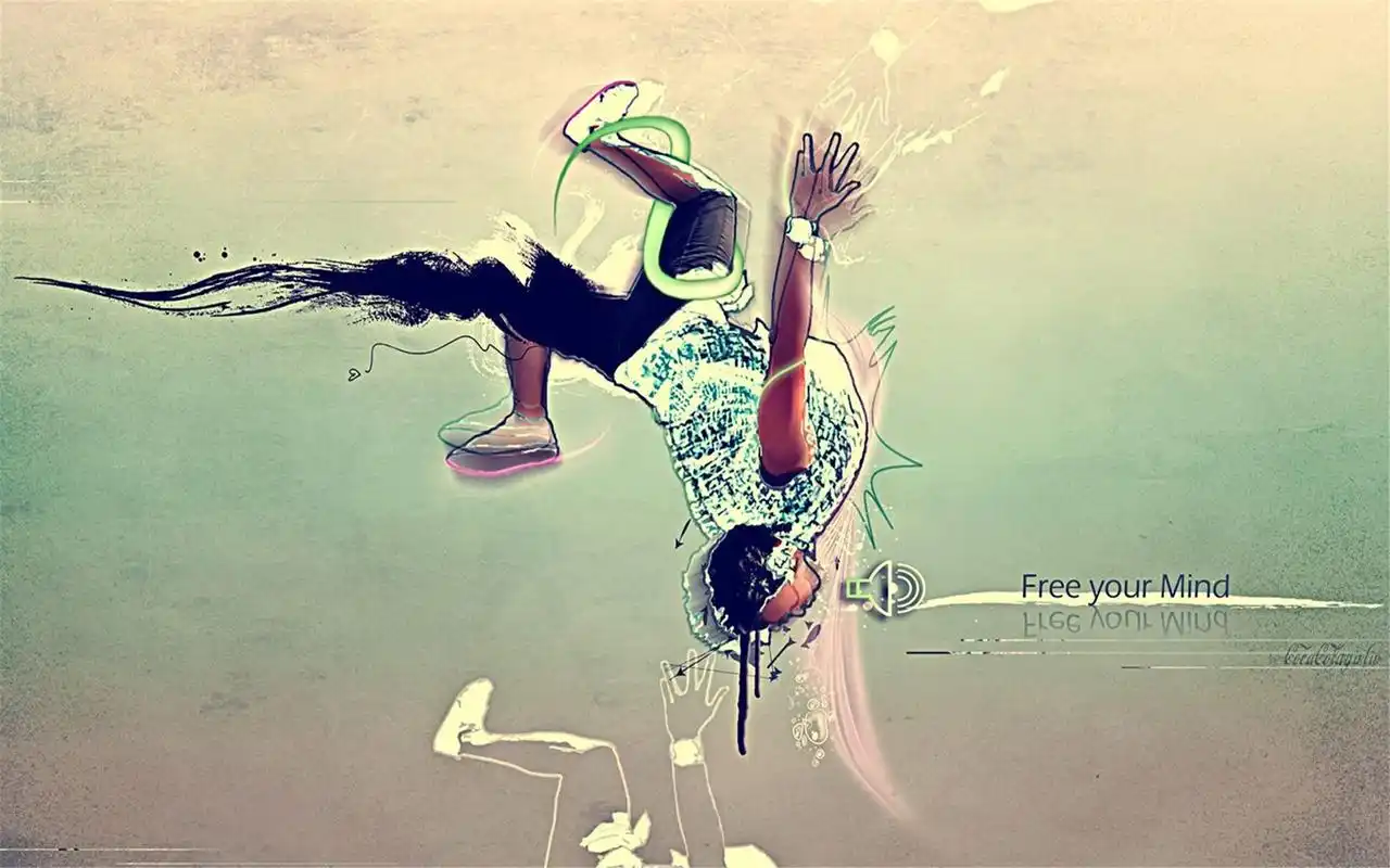 欧美潮流插画艺术高清壁纸