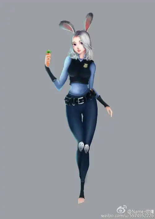 疯狂动物城#朱迪拟人