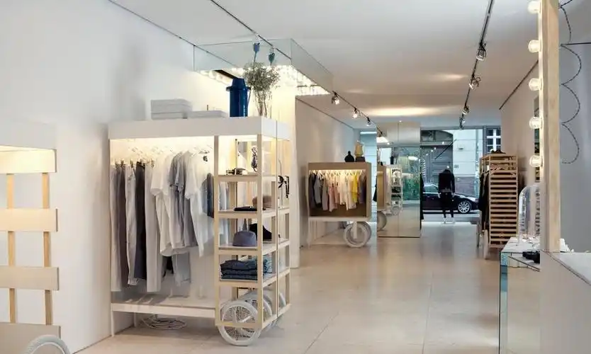 服装店简约装修室内效果图