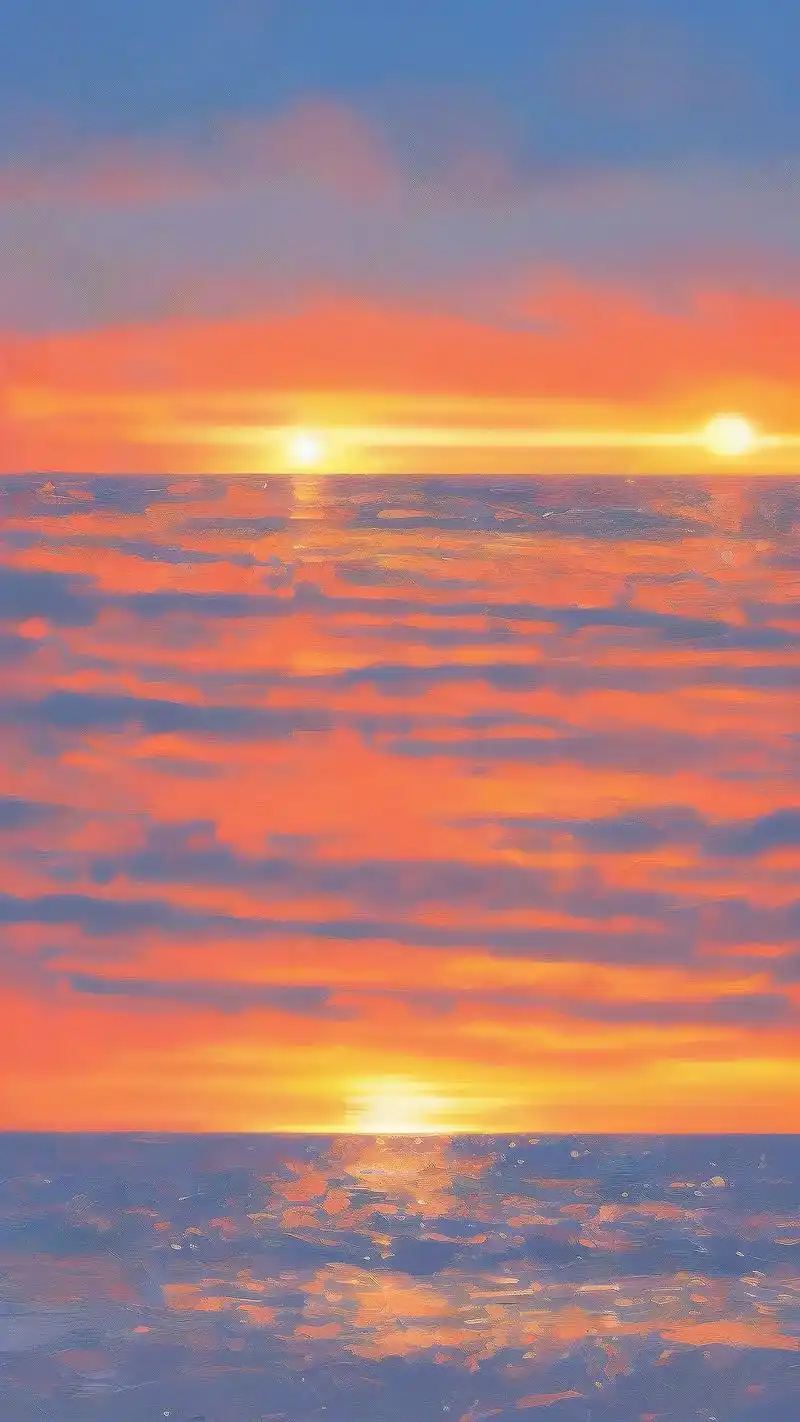 93唯美海边晚霞壁纸,惊艳你的屏幕94