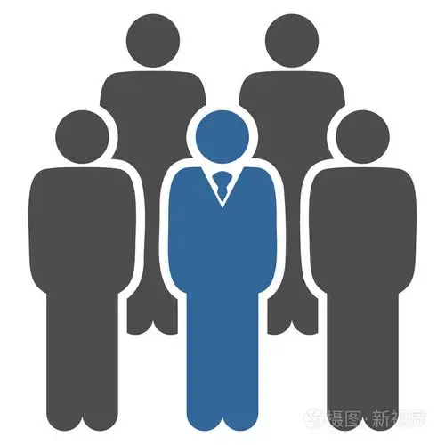 工作人员从商务双色套图标插画-正版商用图片1jngu3-摄图新视界