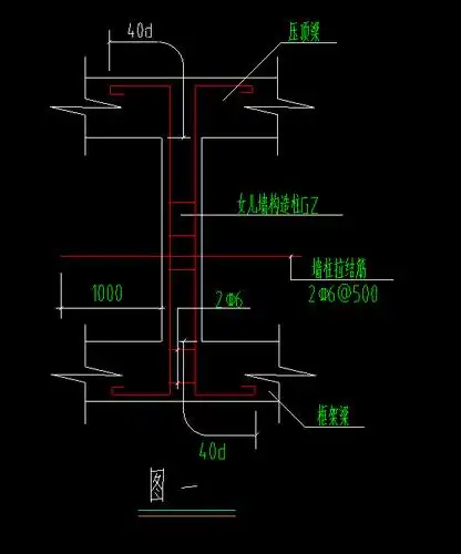 女儿墙 压顶梁内钢筋设置
