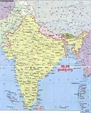 印度地图