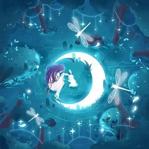 星星月亮头像_女生头像_头像之家