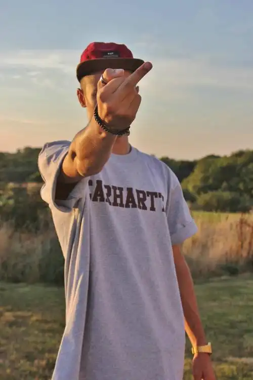 欧美意境潮流街头时尚摄影人物黑白