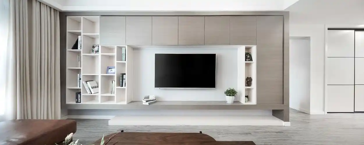 简约电视背景墙图片,简约电视背景墙图片案例_2022装修效果图-齐家网