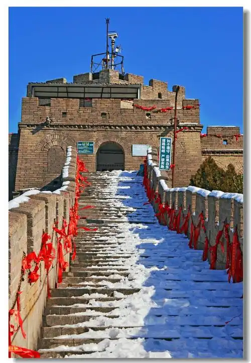 南京万米长城雪景