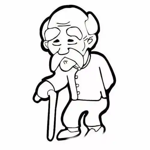 老爷爷简笔画老爷爷简笔画图片大全