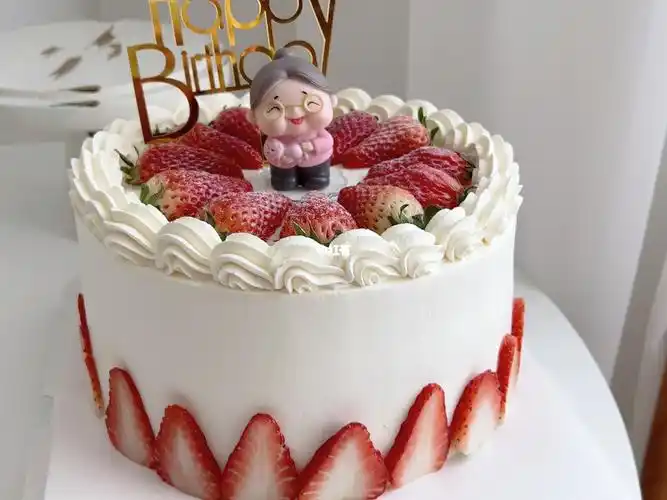 送给婆婆的生日蛋糕