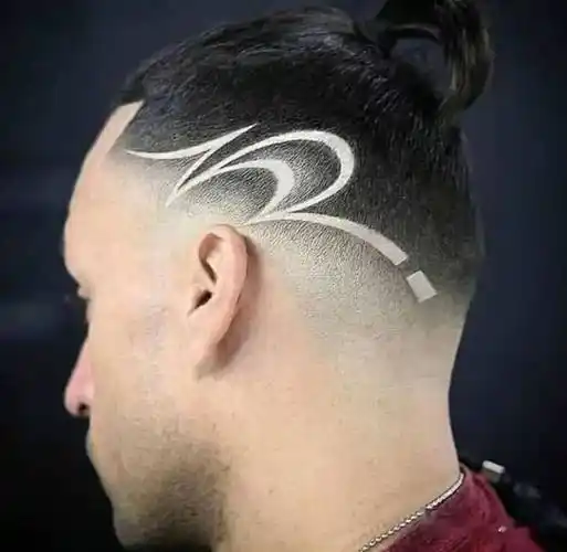 简单的雕刻,让发型锦上添花!_图案_头发_男生