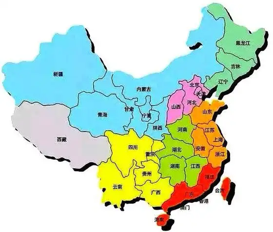 全国各省市面积分别是多少?全国国土面积排行榜