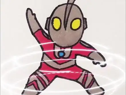 画一个萌呆佐菲奥特曼简笔画#奥特曼 #奥特曼简笔画 #佐菲奥特曼