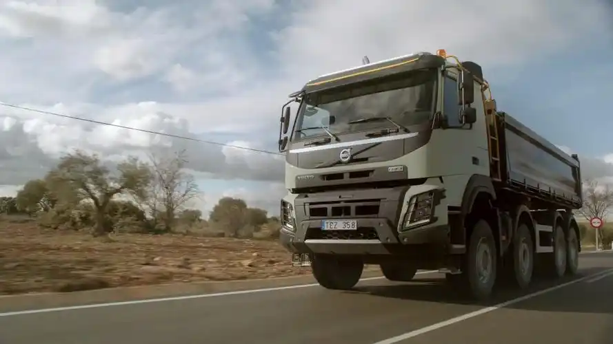 沃尔沃fmx 540 10×4自卸车静态欣赏