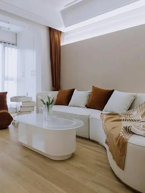 多乐士怀旧浅褐的客厅真的好好看