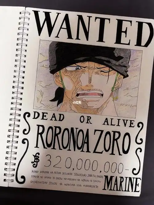 海贼王罗罗诺亚61索隆悬赏令