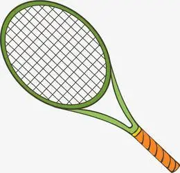 矢量卡通网球运动