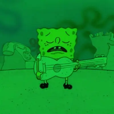 海绵宝宝--头像--绿色控