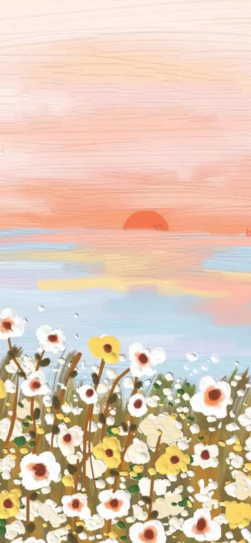 超级好看的油画壁纸