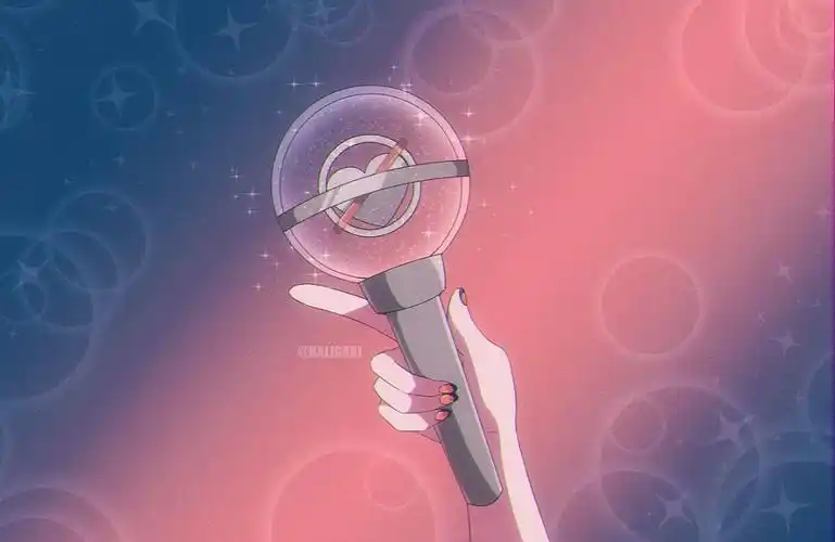 卡通动漫版的韩团应援棒路人除了exo的其他都不认识