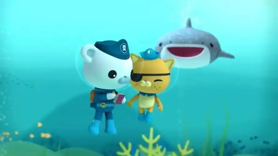 粤语故事海底小纵队与鲸鲨上