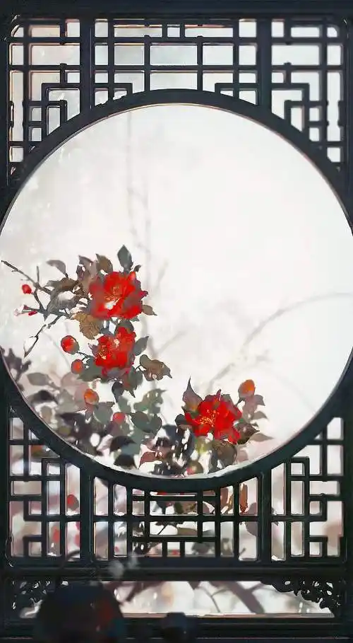 古风壁纸聊天背景古风素材插画背景图 画师眠狼