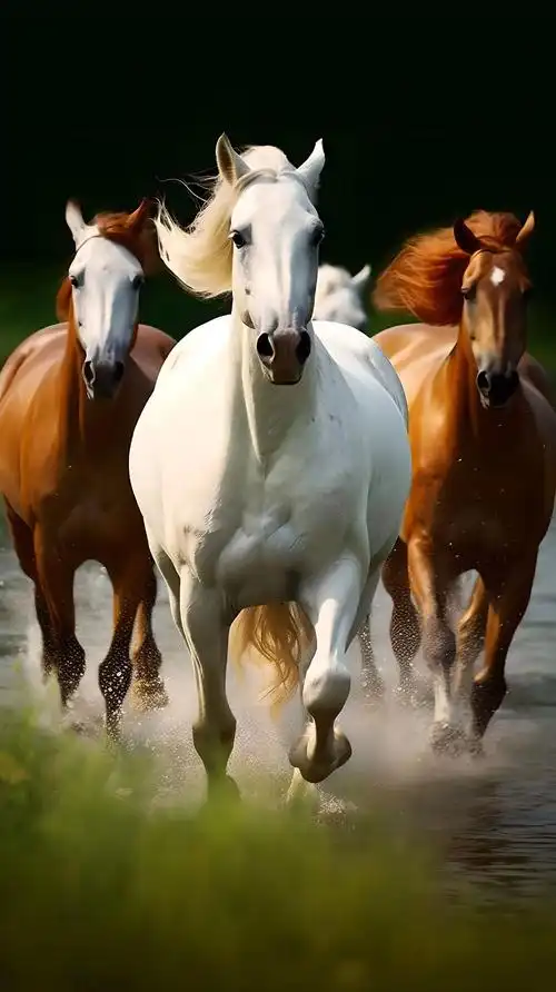 气势磅礴,骏马腾飞!在驰骋的瞬间,感受无尽的力量和速度!#骏 - 抖音