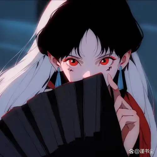 神女赋|midjourney 日系神女美死了! 眼神杀我