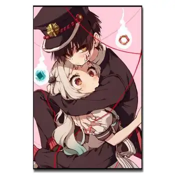 地缚少年花子君diy数字油画手绘八寻宁宁填充涂色油彩房间装饰画