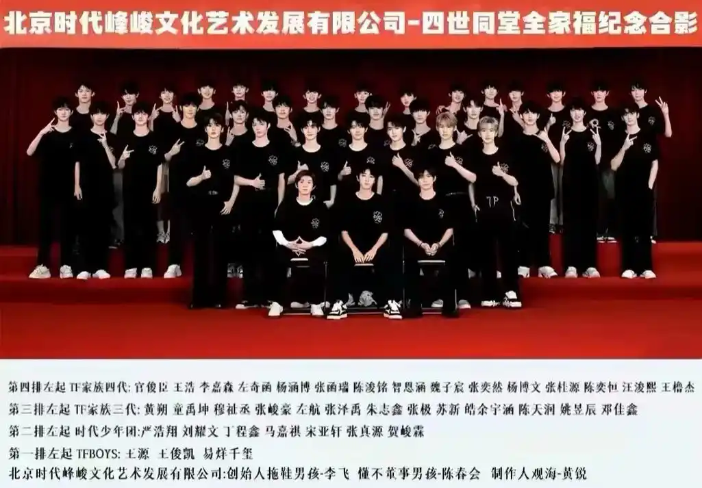 时代峰峻四代同堂照 #时代峰峻十四周年合照 #时代峰峻 # - 抖音