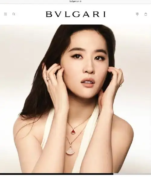 bvlgari全球品牌代言人刘亦菲佩戴宝格丽 divas dream系列珠宝完美