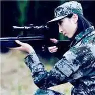 英姿飒爽的漂亮女兵头像 中国女兵头像图片收藏