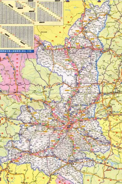 陕西省高速公路地图高清版 相关截图