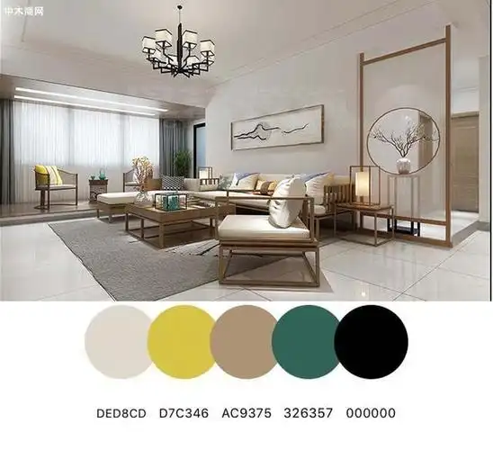 新中式装修怎样配色才不沉闷?
