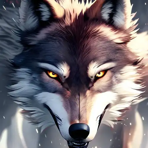 凶猛的狼图片大全 头像