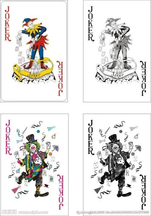 幼儿扑克大王简笔画 简笔画图片大全-蒲城教育文学网