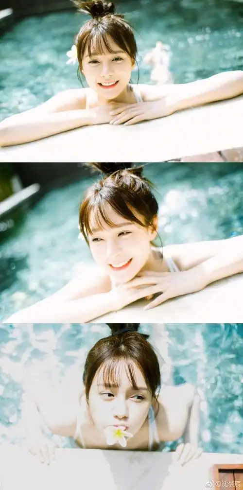 美照沈梦辰壁纸泳装沈梦辰光脚泳装白嫩美少女沈梦辰性感沈梦辰诱人