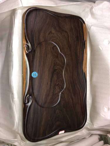 古香 黑檀木茶盘 整块实木 大号红木茶台 特价茶具批发 厂家直销