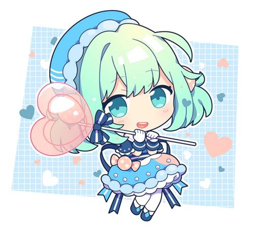 q版动漫头像约稿定制人设卡通二次元角色手绘oc可爱创意挂件热卖