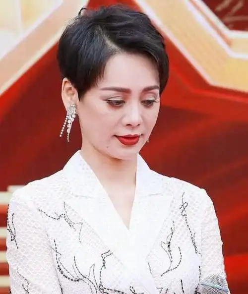 46岁宁静一夜之间竟老成这样!高美颜滤镜都救不了,双眼皮够抢镜