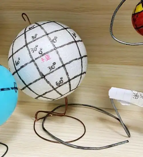 减负提质让孩子亲手制作一个手工地球仪吧