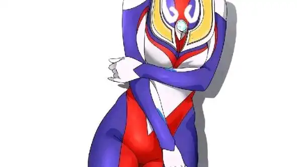 奥特曼娘化,迪迦奥特曼复合型的废案,已娘化