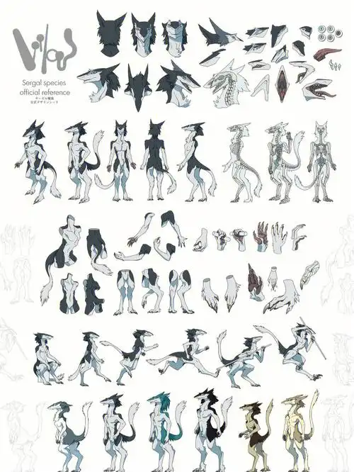 furry控福利时间丨犬系兽人的画法参考