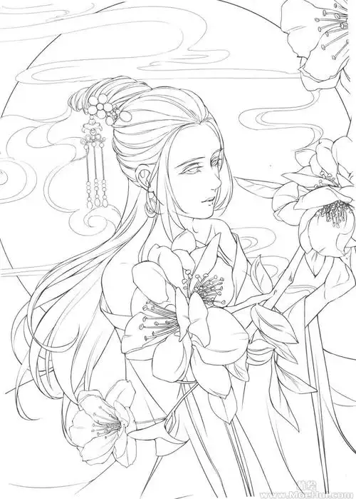 新手练习线稿古风线稿集ii48p