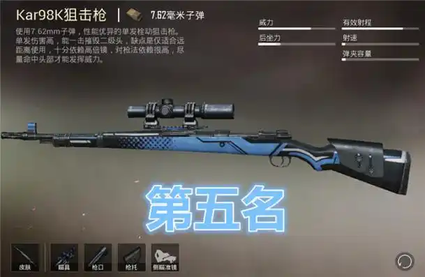 和平精英秒伤最高的狙击枪awm第三妹控也不如它