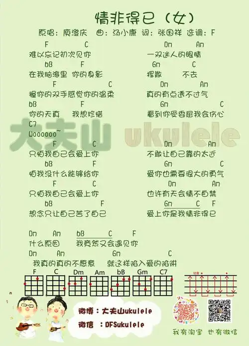 团练情非得已尤克里里基础弹唱