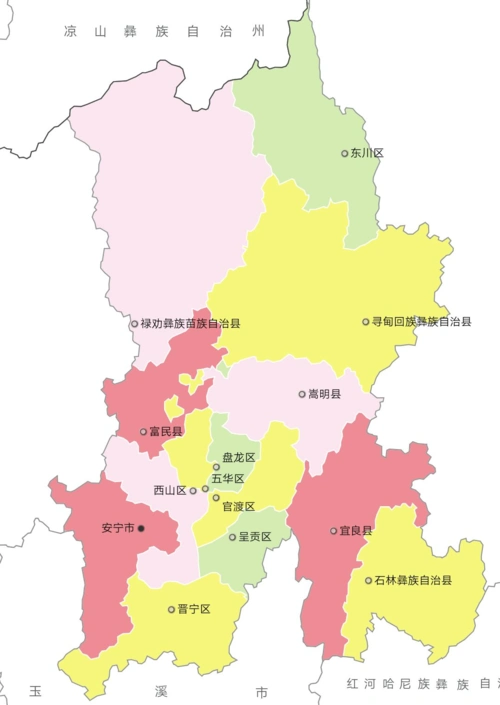 昆明市有哪些县城