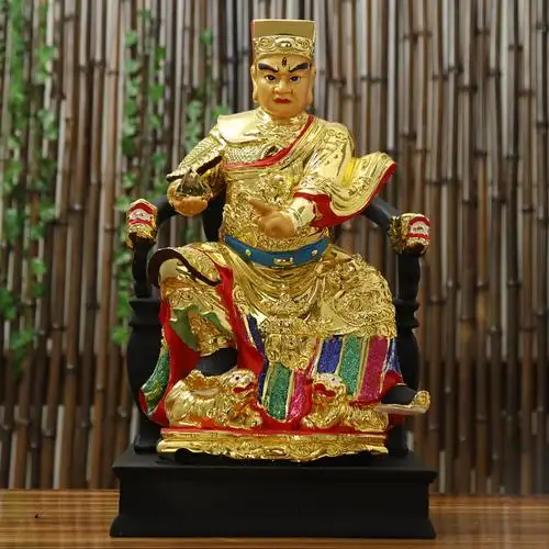 千里华光大帝神像五显灵官三眼马王爷马天君千里眼顺风耳将军护法佛像