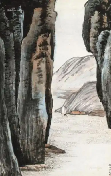 p>《江帆图》是李秋君创作的绘画作品. /p>