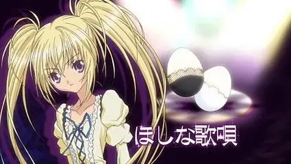 紫瞳金发卡通人物要有女王气质