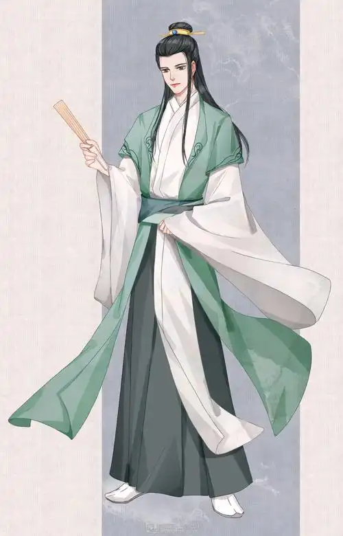 古风插画之完整人物设计(男)